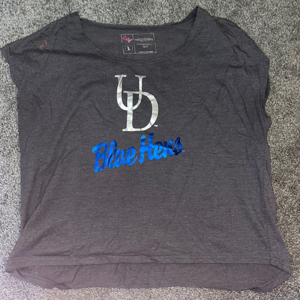 UD Blue Hens crop tshirt